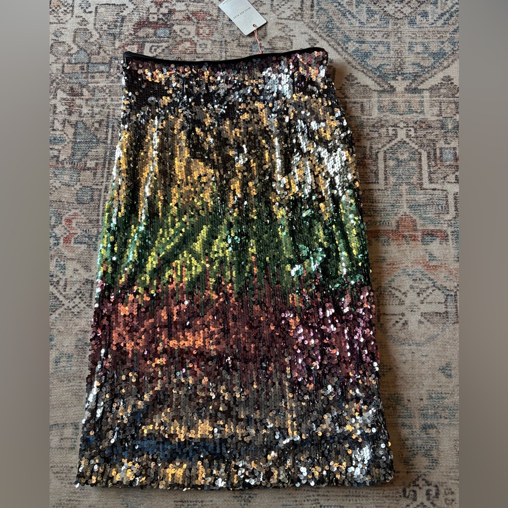 NEW Skies are Blue rainbow sequin skirt, Women’s Medium